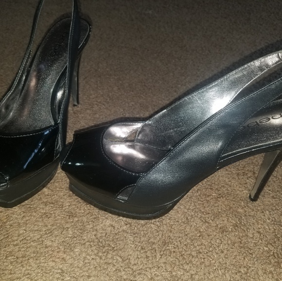 Bebe peep toe stilettos - Picture 3 of 4